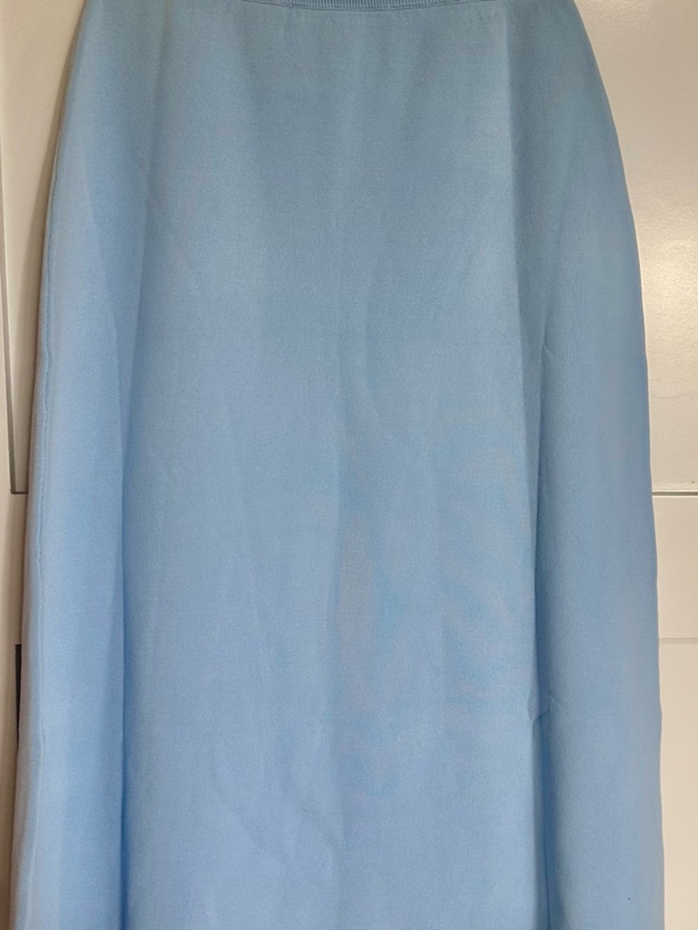 ALEEZA PARIS Classic A-Line Skirt in Light Blue